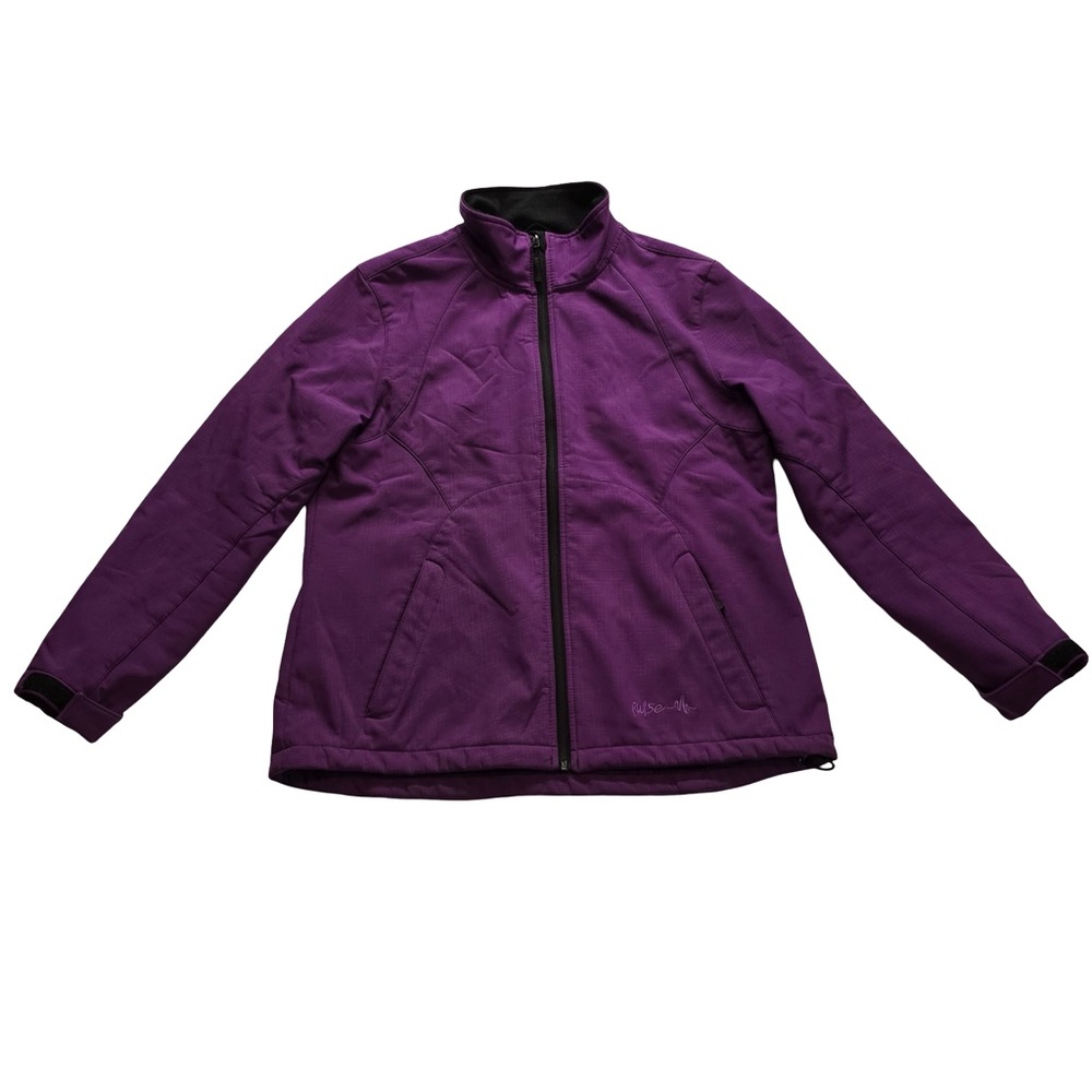 Pulse Athletic Jacket Zip Performance Purple Women’s L